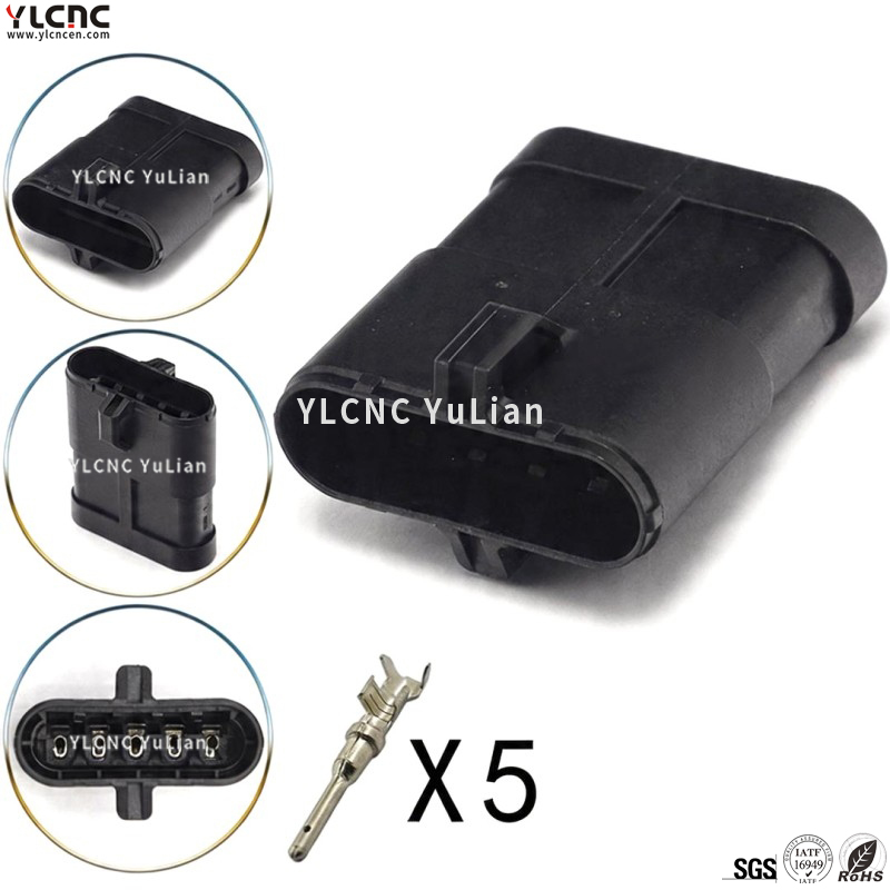 18242000000 YLCNC 5 PIN Male And Female Car Wiper Motor Connector
