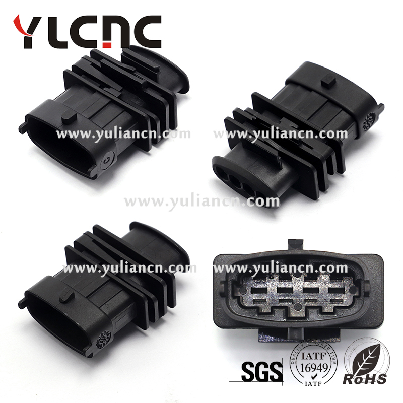 1928403453 YLCNC 4 PINS Nozzle Inlet Pressure Gauge Connector 1928404627