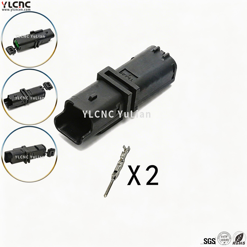 YLCNC 2 PIN Gearbox Water Temperature Sensor Plug Socket 211PC022S0049