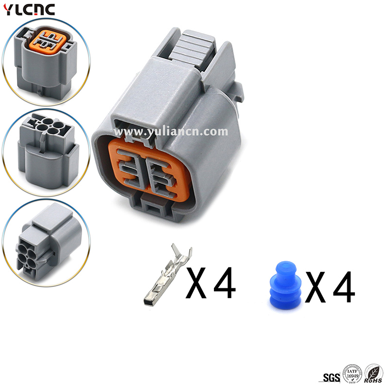 PB621-04120 YLCNC 4 PINS Oxygen sensor plug KNMWP04F-GY ASSY/HN025-04127