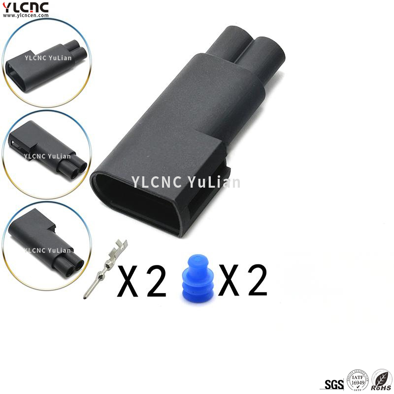 5-1437710-6 YLCNC 2 Pin Car Engine Light Connector 2-1437712-5