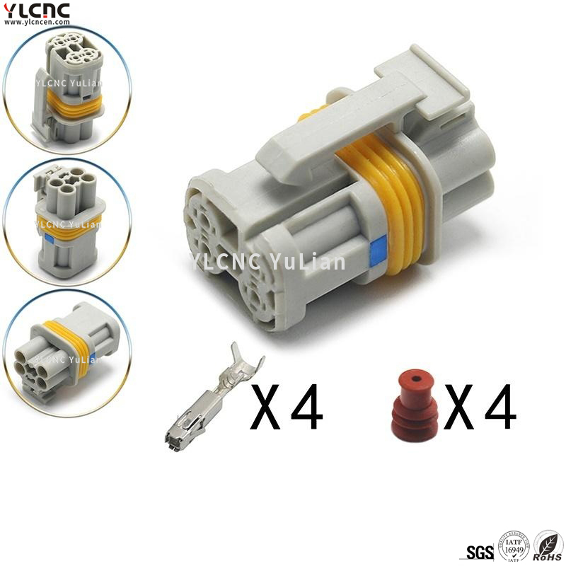 18165.000.002 YLCNC 4 PINS Male And Female Rear Modulator Connector 
