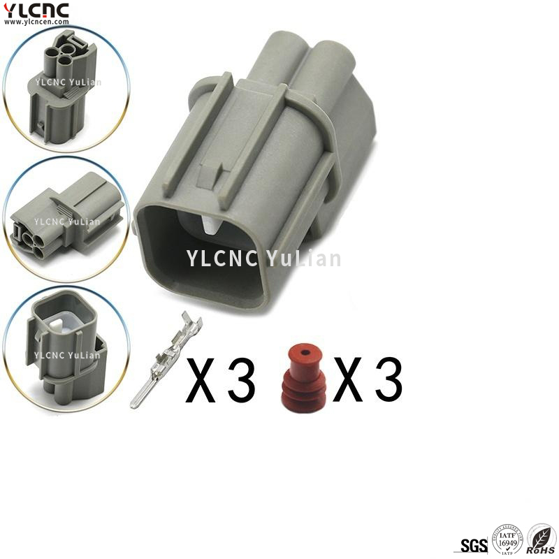 6189-0131 YLCNC 3 PIN Automotive Pump Solenoid Valve High Pressure Sensor Connector 6181-0072