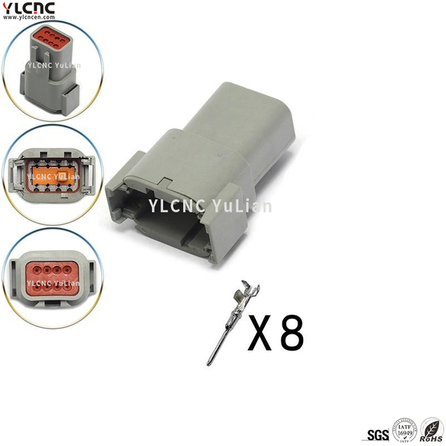 DJ3081Y-1.0-108 DTM04-8P