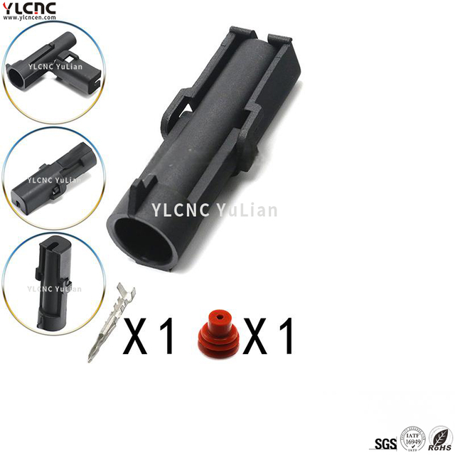 12010996 YLCNC 1 PINS Weather Pack Auto Connector DJ3011Y-2.5-100