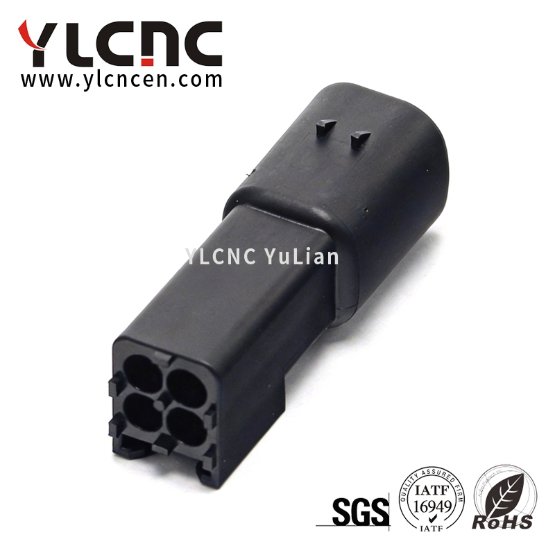 1337352-1 YLCNC 4 Pin Male Female Auto Fuel Injector Plug 10-707517-001