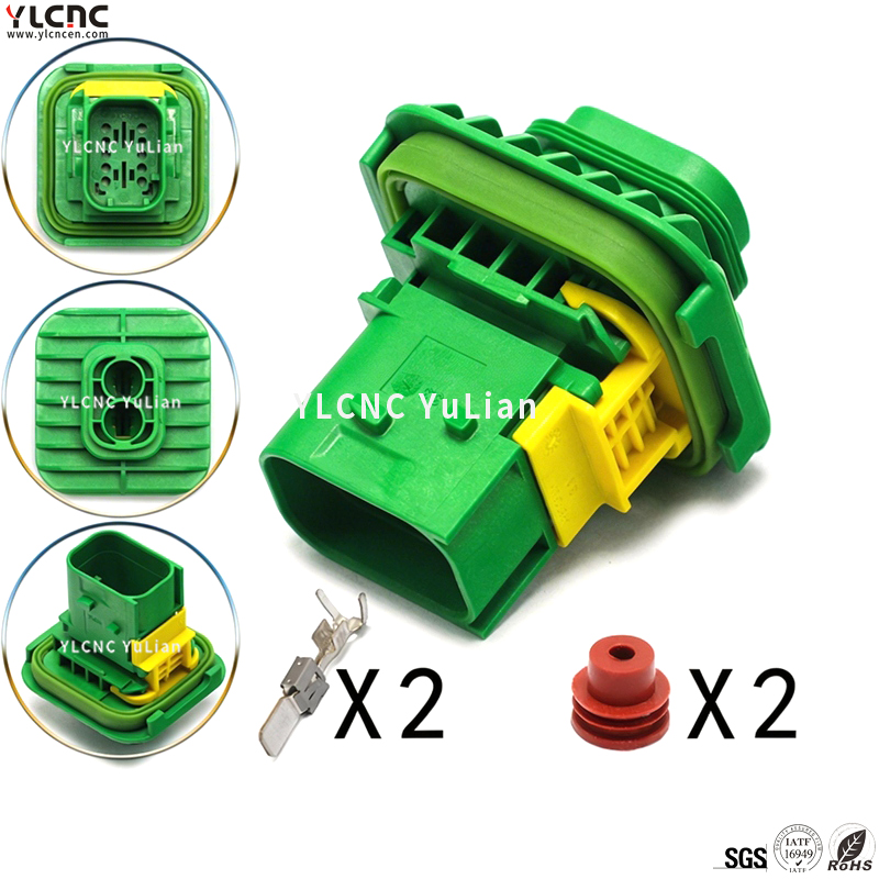 1-1564546-1 YLCNC 2 Pin Car Radiator Fan Connector 2-1564546-1 3-1564546-1