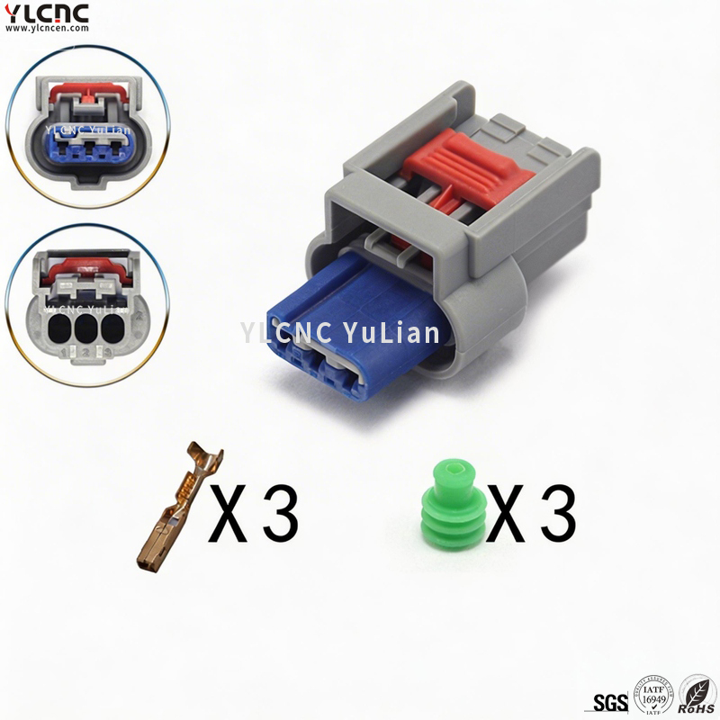 13893234 YLCNC 3 PIN Diesel Particulate Filter (DPF) Pressure Sensor Connector 13576035/13576035