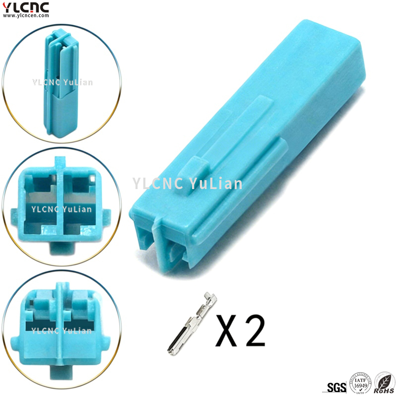 6098-3856 YLCNC 2 Pin Blue Turn Signal Light Connector 6098-3852