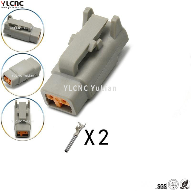 DTM06-2S YLCNC 2 PINS DEUTSCH DTM Housings DJ3021Y-1.0-208