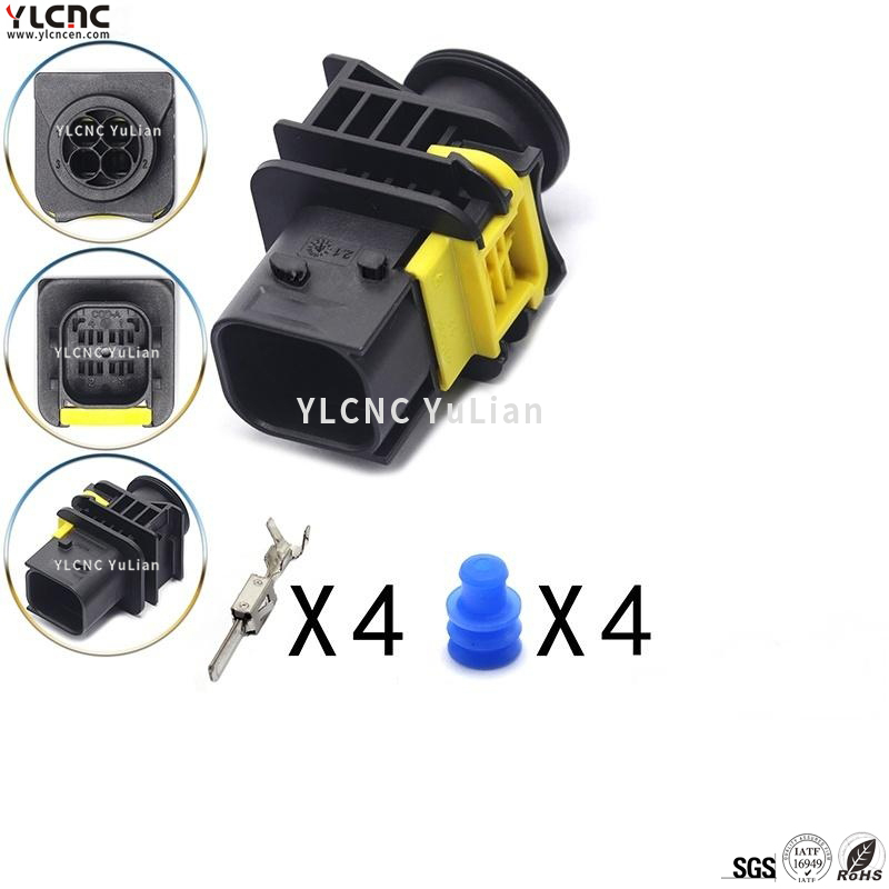 1-1418390-1 YLCNC 4 PINS Nitrogen Oxygen Sensor Plug 1-1703818-1