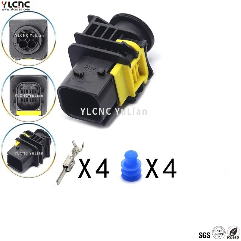 1-1418390-1 YLCNC 4 PINS Nitrogen Oxygen Sensor Plug 1-1703818-1
