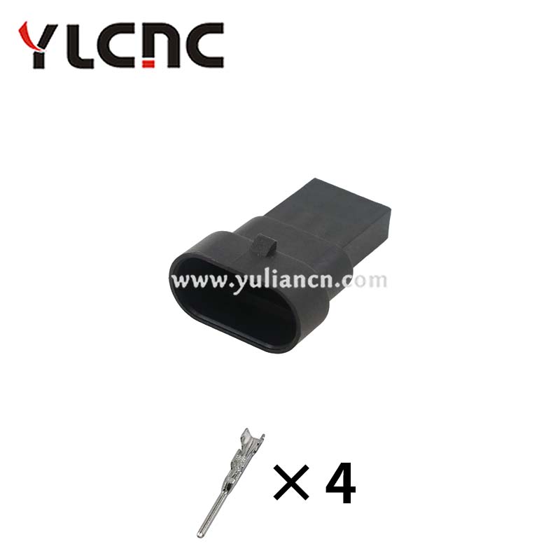 12162188 YLCNC 4 PINS Automotive intake pressure sensor plugDJ7043A-1.5-200
